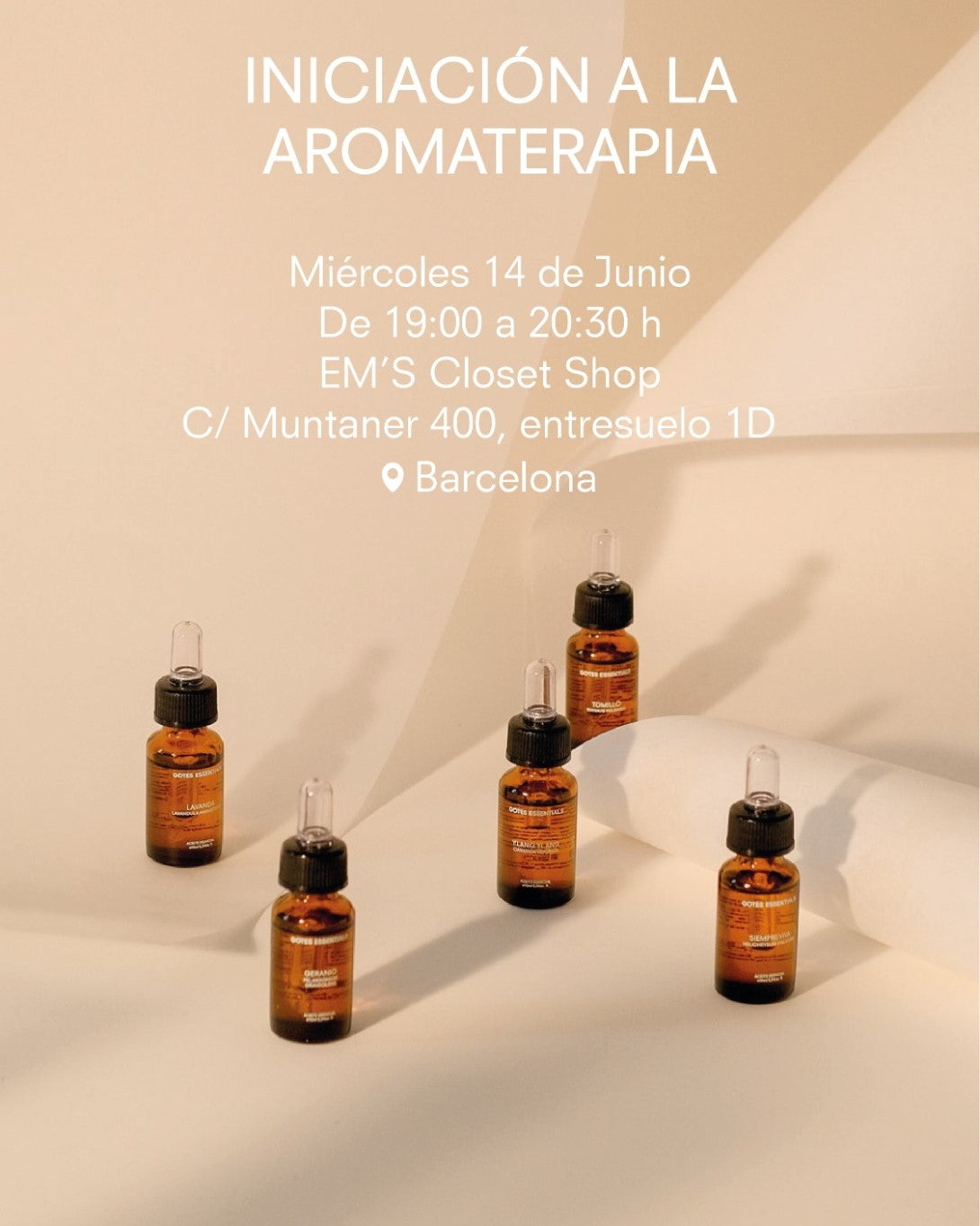 Aromatherapy initiation workshop